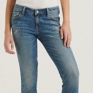 Lucky Brand Lolita Embroidered Skinny Jean